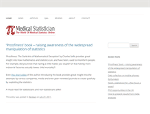 Tablet Screenshot of medicalstatistician.com